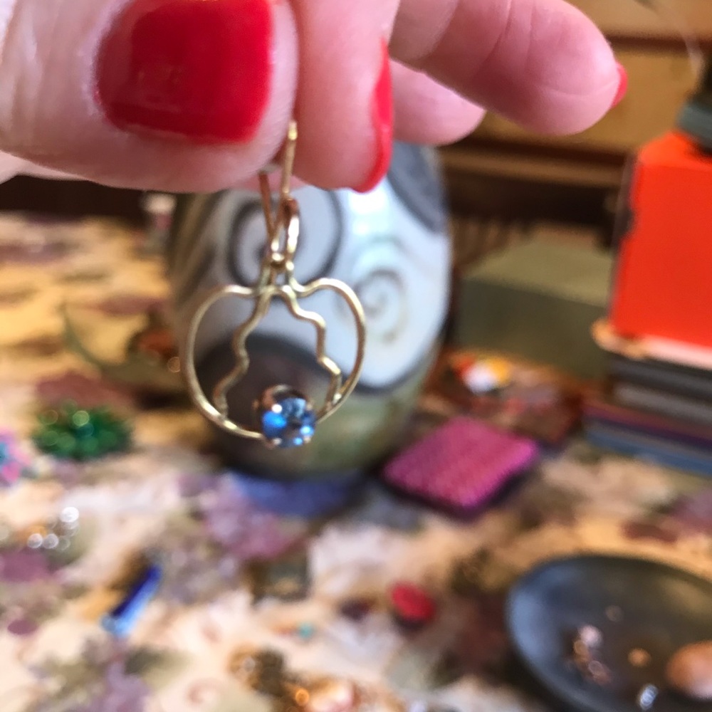 ———SOLD——————EARRINGS 14K ARTIST DESIGNED - Picture 5 of 16